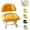 Orange, variant on Rolling Low Stool with Backrest, Rolling Backrest Chair, Green | with Padded Seat & 360° Silent Casters, Cloud Comfort Swivel Stool, Cloud-Soft Cushion for Workshops, Garages, Studios, Home
