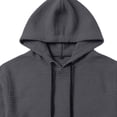 thumbnail image 6 of Elvqul Mens Tops Long Sleeve Relaxed Fit Athletic Shirts Lightweight Big and Tall Pullover Hooded T-Shirts for Men, 6 of 6