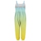 thumbnail image 4 of Odeerbi 1-6 Años Niñas Traje de Verano Gradiente Camisola Romper Casual Respirable Comfortable Overalls Correa Bib Pantalones En General Traje de Juego, 4 of 5