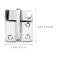 thumbnail image 2 of FRCOLOR 4 pcs  Door Bolts Latch Anti-theft Sliding Door Lock Left Right Barn Gate Bolt, 2 of 8