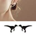 thumbnail image 2 of lanema 4 Pairs Dinosaur Studs Earrings Creative Ear Accessory Animal Ear Studs Suitable for Teens and Youthful Fashion Lovers, 2 of 17