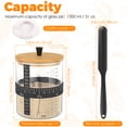thumbnail image 2 of 51oz Sourdough Starter Jar Glass Food Storage Jar Kit for Sourdough Bread Baking Supplies, 2 of 11