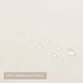 thumbnail image 4 of Cortina de ducha CAROMIO Hotel Quality Waterproof Marfil, 4 of 7