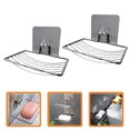 thumbnail image 4 of MasteelfCA 2 Pcs Porte-Savon en Acier Inoxydable Adhésif Mural Porte-Savon en Barre, 4 of 8