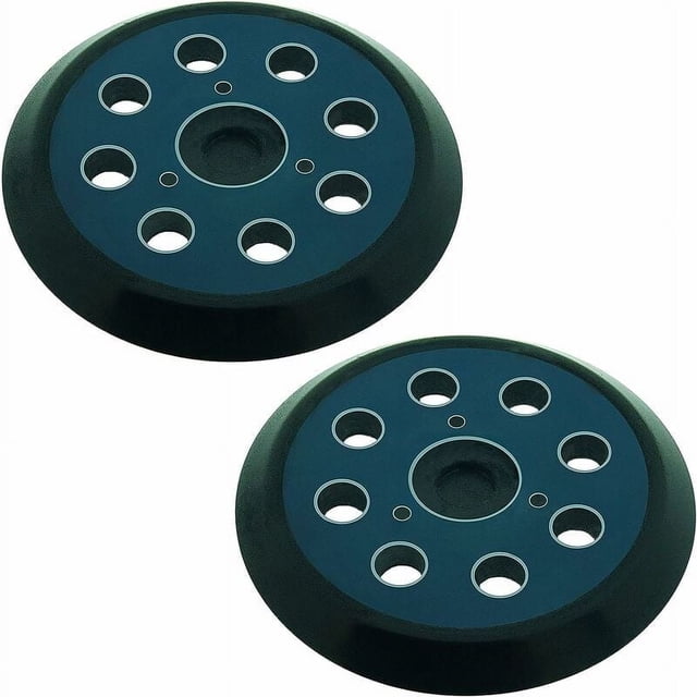 Professional Orbital Sander Replacement Pad, Hook & Loop Fastening System Ensures Secure Grip, Suitable For Makita And More, Soft Rubber Base Offers Smooth Sanding Experiences, 2