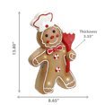 thumbnail image 3 of Led Magnesia Gingerbread Boy Holding Spatula, 3 of 4
