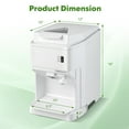 thumbnail image 2 of Gymax Electric Ice Crusher Shaver Adjustable 460W Snow Cone Maker Machine 265lbs/hr, 2 of 10
