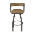 thumbnail image 5 of 861 Artemis 30" Swivel Bar Stool with Bronze Finish and Canter Saddle Seat and Back, 5 of 5