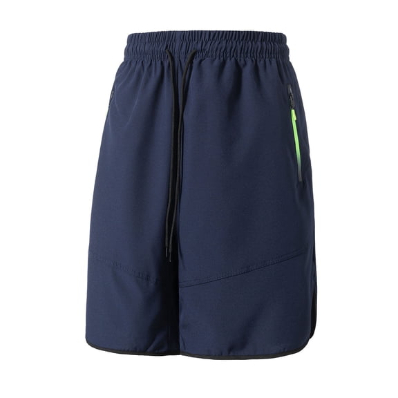Ceisia Men's Quick Dry Athletic Running Shorts with Zipper Pockets Elastic Waist Drawstring Summer Track Bottoms Gifts for Father