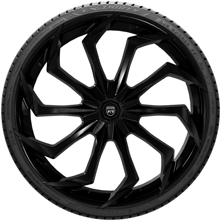 275/25ZR26 Lexani LX-Thirty 98W XL Black Wall Tire - Walmart.com