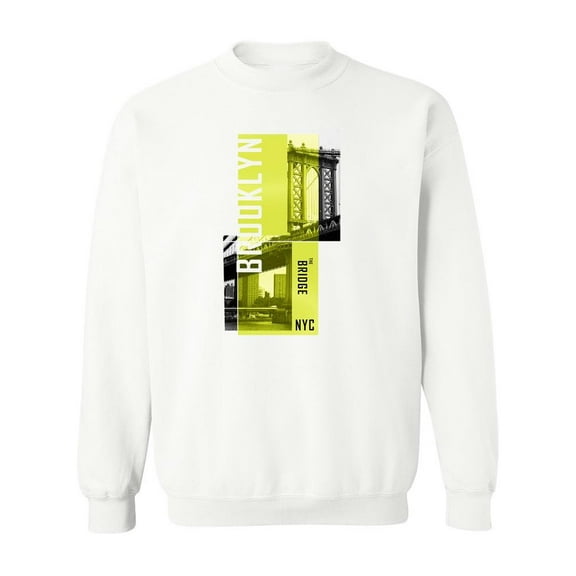 Manhattan, Brooklyn Bridge Sweatshirt Men -Image by Shutterstock, Male XX-Large