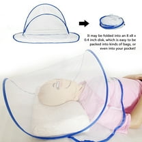 Mini Foldable Mosquito Net for Head Ultralight Up Mosquito Net Tent for Bedding Camping Travel Patio