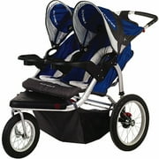 Schwinn Turismo Swivel Wheel Jogger - Double-Color:Blue & Gray