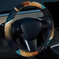 thumbnail image 2 of Sea Lion Steering Wheel Cover, Car Wheel Covers, 14.5 Inch Printing PVC Leather Auto Accessories, 2 of 6