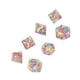 thumbnail image 4 of Juego de Dados de Resina ANGGREK 7 piezas color brillante, 4 of 8