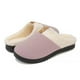 thumbnail image 1 of Zapatillas de casa peludas para mujer, pantuflas de espuma viscoelástica, zapatos de dormitorio de felpa cálidos para interiores y exteriores con forro de piel sintética, 1 of 5