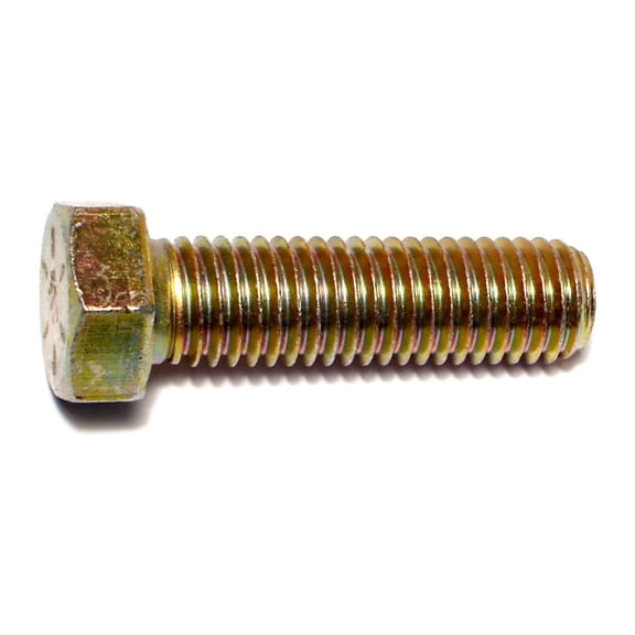 9/16"-12 x 2" Zinc Plated Grade 8 Steel Coarse Thread Hex Cap Screws HCS8-323