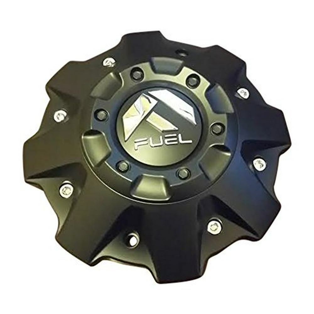 Fuel Wheels Black Center Cap Cap 100163B Cap M447 Five and Six Lugs