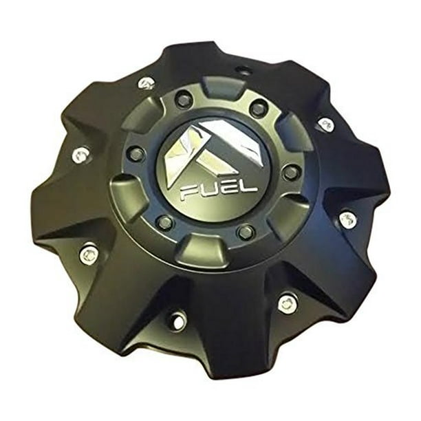 Fuel Wheels Black Center Cap Cap 100163B Cap M447 Five and Six Lugs