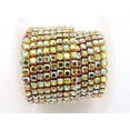 thumbnail image 1 of HUGFEGWE 5Yard High Density 4mm Rhinestone Cup Chain Sew On Glue On DIY Trimming-Crystal Rhinestones for Crafts-Rhinestones for Sewing-Rhinestone Close Chain-Rhinestone Chain for Jewelry Making, 1 of 5
