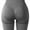 #1 Ultimate Gray, variant on QRIC Womens Seamless Butt Lift Leggings High Waisted Yoga Pants Ribbed Workout Slimming Tights