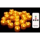 thumbnail image 2 of Velas de candelita con control remoto con temporizador Vela sin llama que funciona con pilas con bombilla ámbar parpadeante Vela de candelita eléctrica con eje abierto Ideal para la decoración de bodas navideñas Paquete de 12 esquí esquí Gafas de esquí, 2 of 5
