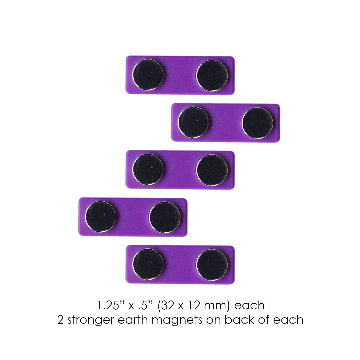 SewTites Minis Magnetic Sewing Pins - Set of 5 Sewing Magnets to Replace Straight Pins & Fabric Clips (Purple)