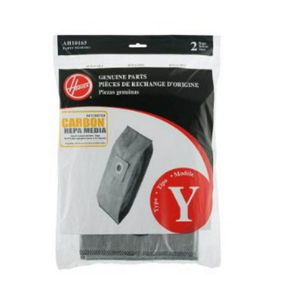 Hoover Wind tunnel Type Y Carbon Hepa Bags 2 Pk Part - AH10165 , 902481001