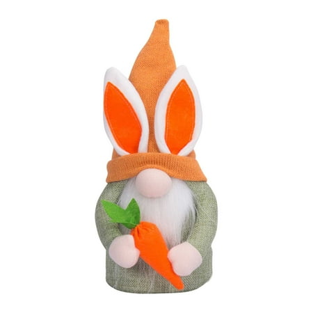 

JPGIF Seasonal Décor Easter Decoration Bunny Cuddle Doll Display Easter Menu Doll Gift