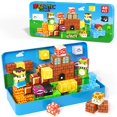 thumbnail image 1 of Set de viaje Soyee con bloques magnéticos con lata de metal de 3 a 8 años, 1 of 8