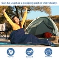 thumbnail image 4 of LSTRAGY Sleeping Bag Liner, Updated Adult Sleep Sack & Travel Sheets with Foot Zipper, Lightweight and Portable Camping Sleeping Bag Liners - Ideal for Backpacking, Hostels and Camping, 4 of 7