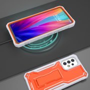 FITO For Samsung Galaxy A53 Case, Phone Case with Screen Protector and Kickstand (Orange)