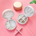 thumbnail image 4 of sunsanly Jewelry Organizer Waterproof Moisture-proof Simple Style Necklace Earring Ring Storage Box Home Supplies, 4 of 8
