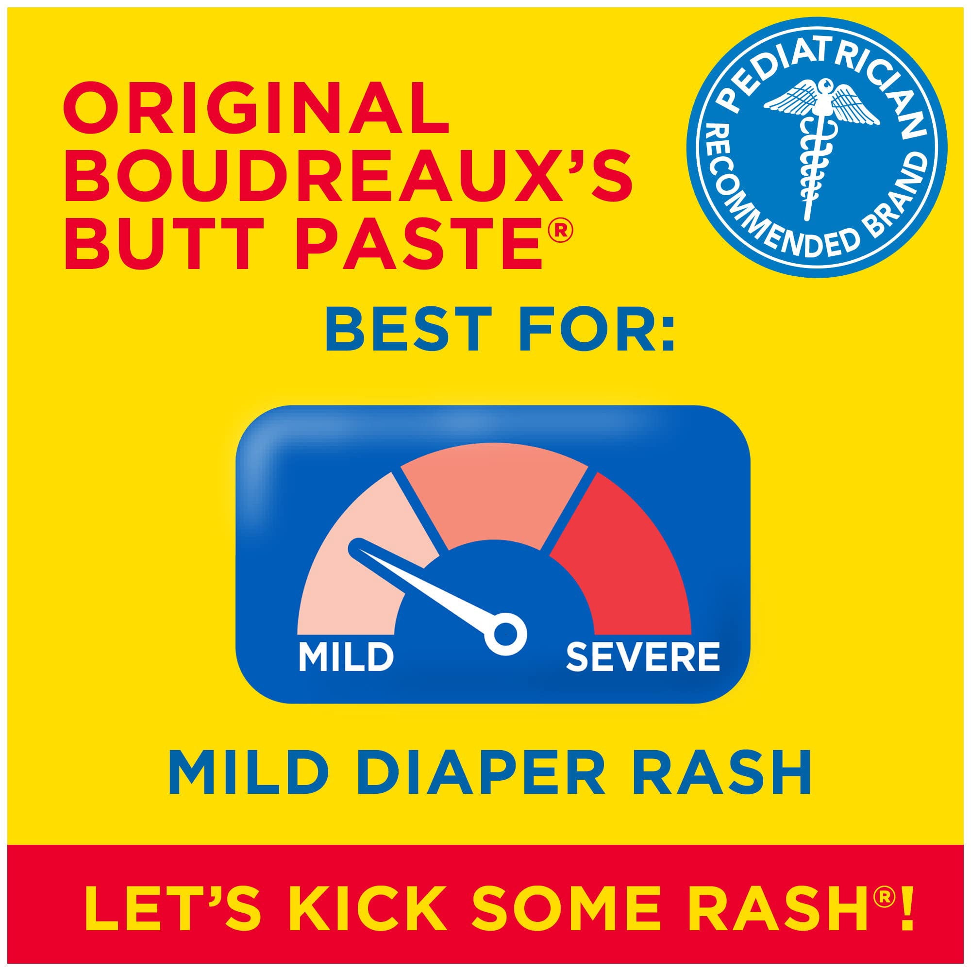 "Boudreaux's Butt Paste Original Diaper Rash Ointment Tube, 4 Oz, 6 Pack"