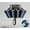 Black, variant on 60K Buckle Men Women Umbrella Fully Automatic Reverse Folding Umbrella with Windproof Reflective Stripe UV Umbrellas