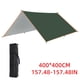 thumbnail image 4 of Isvgxsz Clearance Portable Multifunctional Outdoor Camping Traveling Awning Backpacking Tarp Sunshade Lightweight UV Protection and PU 3000mm Waterproof Rain Fly Tarp Shelter, 4 of 8
