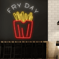 thumbnail image 4 of Glowneon Fry Day Neon Signs, French Fries Fast Food Restaurant Decor, 4 of 4