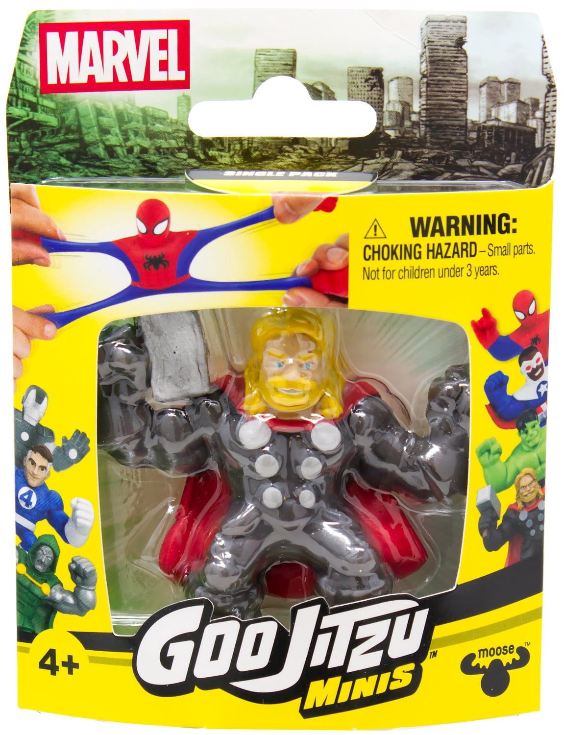 Heroes of Goo Jit Zu Ultra Rare Yeti - Frostbite, Ice Hammer Goo