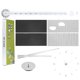 thumbnail image 5 of Uxcell 1-Pack Reloj de Pared 3D DIY, Reloj de Pared Sin Marco de 51" con 4 Números de Espejo para el Hogar, Plateado, 5 of 6