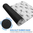 thumbnail image 6 of Long Mouse Pads for Desk,White Dancing Skeleton Pattern Desk Mats on Top Of Desks, Desk Mouse Pad Extra Large with 3mm Non-Slip Base and Stitched Edge for Gaming,Office,Work,Home 31.5"x15.7", 6 of 6
