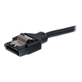 thumbnail image 2 of StarTech LSATARND6 StarTech.com 6in Latching Round SATA Cable - SATA for Hard Drive - 6 - 1 Pack - 1 x Female SATA - 1 x Female SATA - Black, 2 of 2