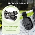 thumbnail image 2 of Sunshade Cloth Heavy-Duty Locking Clip Fixing Clip, A Set Of Shade Cloth Heavy Lock Clips 50Pcs. Fixing Clip, Black, 2 of 8