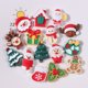 thumbnail image 2 of Encantos de Navidad Resina Santo Papá Noel Muñeco de nieve Árbol Campana Ciervo Bastón de caramelo Cuentas planas para artesanía Navidad Interior Decoración al aire libre kaili Sencillez, 2 of 4