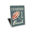 thumbnail image 3 of Beach Umbrella Novelty Decor, Metal Wall Sign - 10x14 Inches, 3 of 4