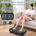 thumbnail image 5 of JDNRXO Vibration Plate Exercise Machine, Vibration Plate with Loop Bands & Remote, Power Plate Vibration Platform for Weight Loss, Toning & Wellness, 5 of 8