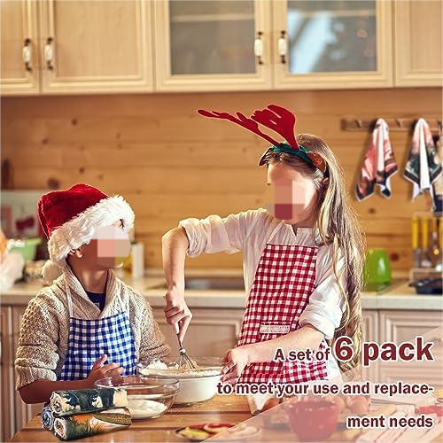 6 Pcs Wildlife Kitchen Towels 16 x 24 Inch Rustic Forest Animals Hand Towels Moose Dish Cloths Bear Deer Cabin Tea Absorbent Dishcloth for Kitchen Bathroom Woodland Wild Life Decor
