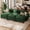 Green, variant on WACASA 120" Oversized Modular Sectional Sofa, Comfy U-Shaped Cloud Couch w/ 2 Movable Ottoman, 5-Seater Chenille Deep Seat Sectionals for Living Room, Orange