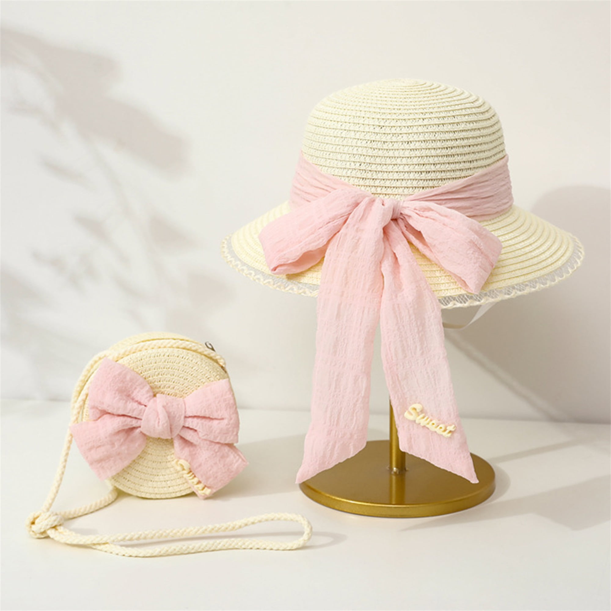 ほぼ未使用】SÜB suess Straw Hat 親子セット