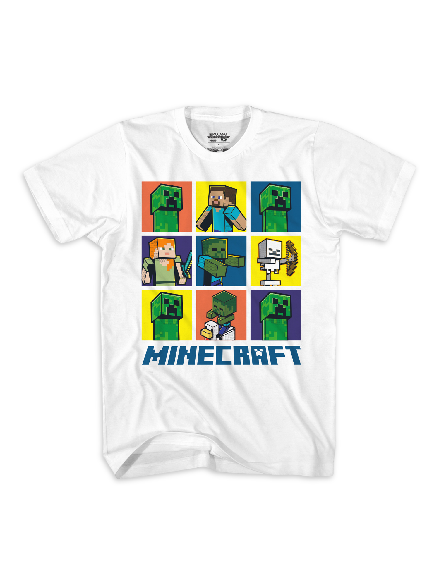 Minecraft Short Sleeve Graphic Crew Neck Relaxed Fit T-Shirt (Little Boys or Big Boys) 2 Pack - image 4 of 4