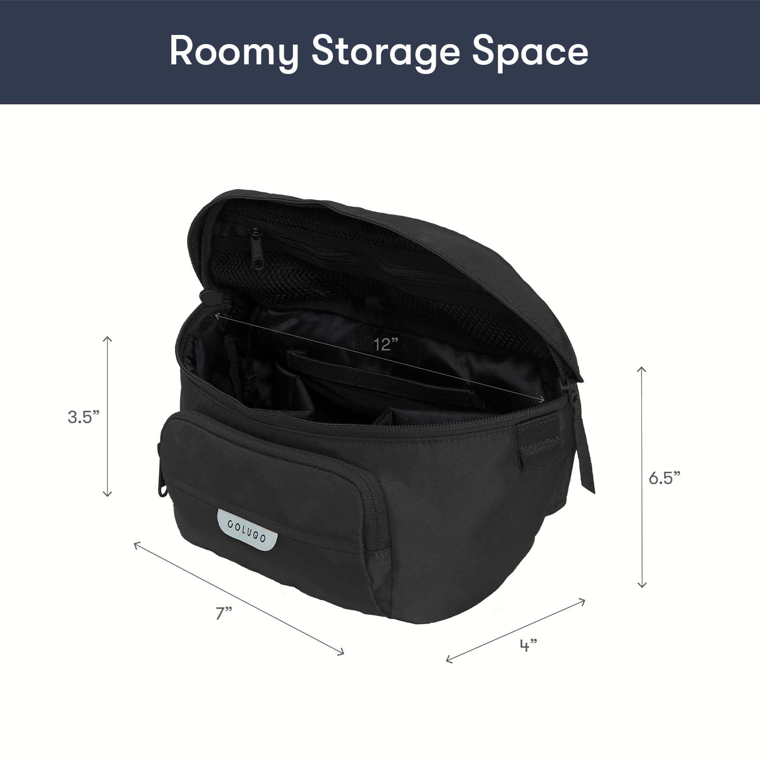 Colugo - The On the Go Organizer, Designed to Fit Stroller, Black